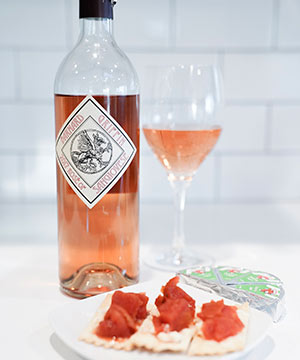 Bartell's Wine Flight Wine Pairing Barnard Griffin rosé