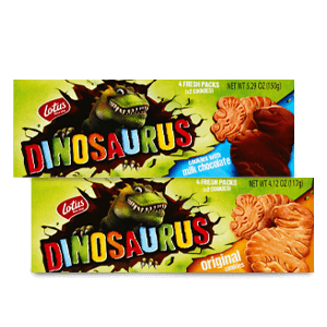 New at Bartell's Dinosaurus Cookies