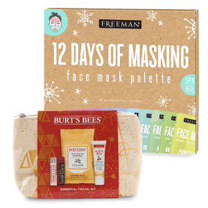 Toy N Joy donation idea Freidman 12 Days of Masking Burt's Bees Travel Essential Kit