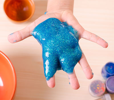 Indoor Activities with Bartell's making goop