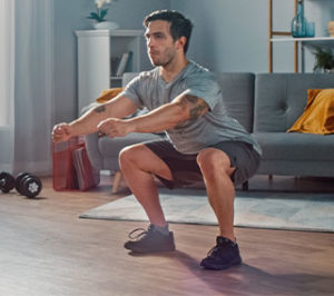 At Home Workout squats