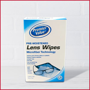 Bartell's Staff Picks Premier Value Pre-Moistened Lens Wipes Microfiber Technology