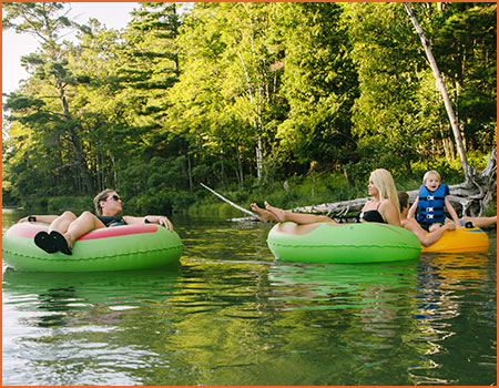 Labor Day Activities river float