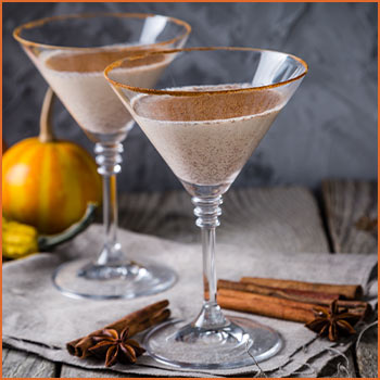 Pumpkin Libations RumChata Pumpkin Pie Martini