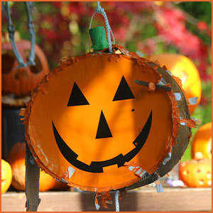 Halloween Activities Crafts and Snacks Pumpkin Pinata