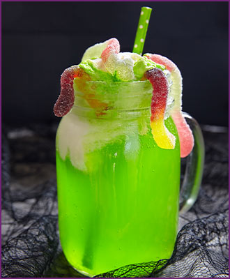 Halloween Spooky Cocktails Zombie Punch Mocktail