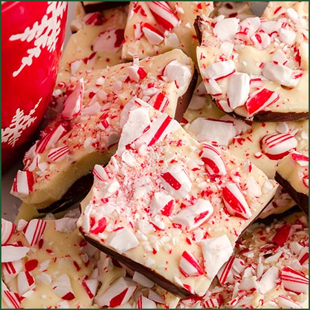 12 Days of Holiday Baking Peppermint Bark