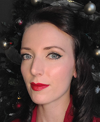 Holiday Beauty Looks Classic Red