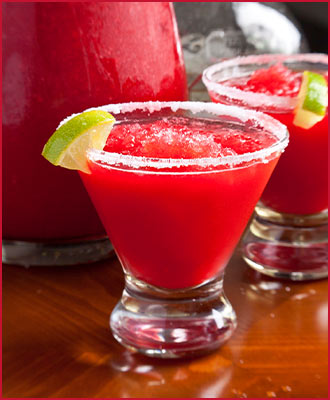 Holiday Drinks Mistletoe Margaritas