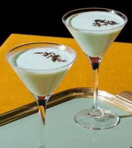 Spring-Themed Cocktails Grasshopper Martini