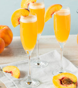 Spring-Themed Cocktails Peach Bellini