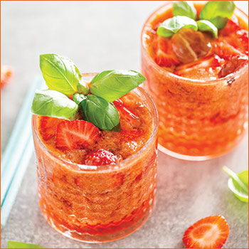 Summer Cocktails Strawberry Basil Smash