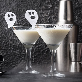 Halloween Costume Cocktails Ghost Martini